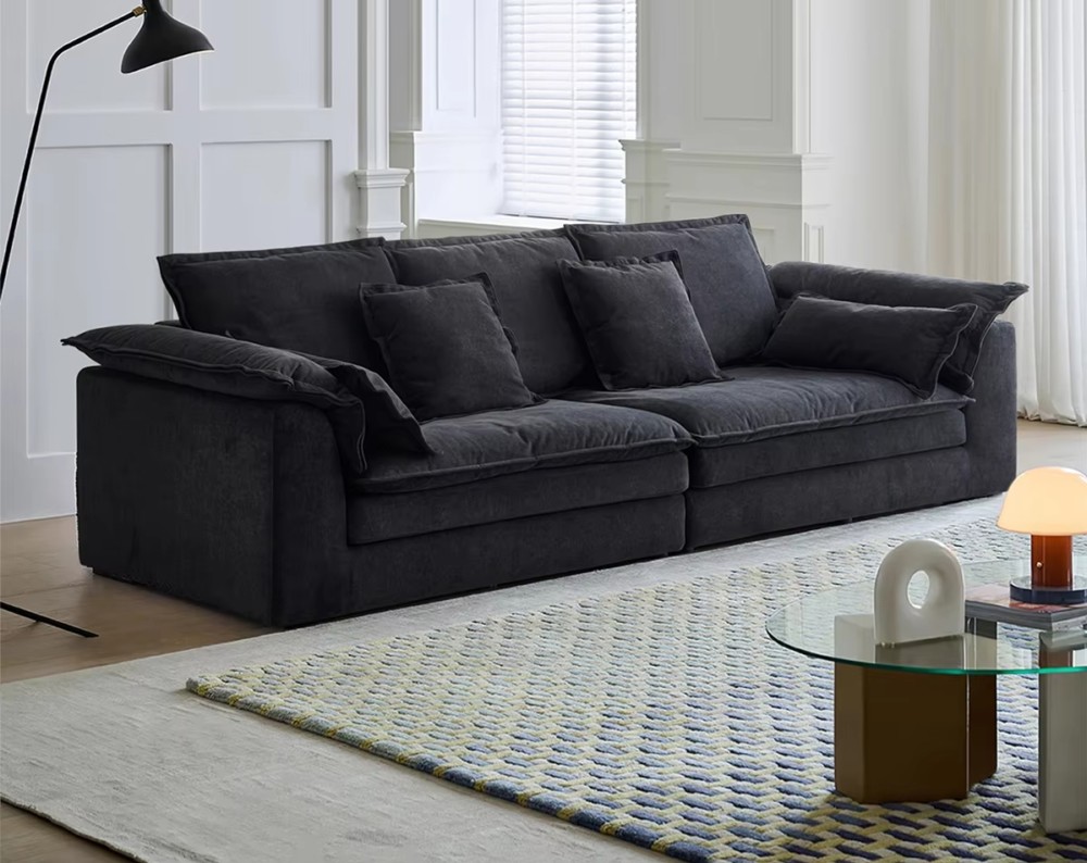 Custom fabric sofa LSF6002 for hotel lobby project Custom fabric sofa LSF6002 for hotel lobby project