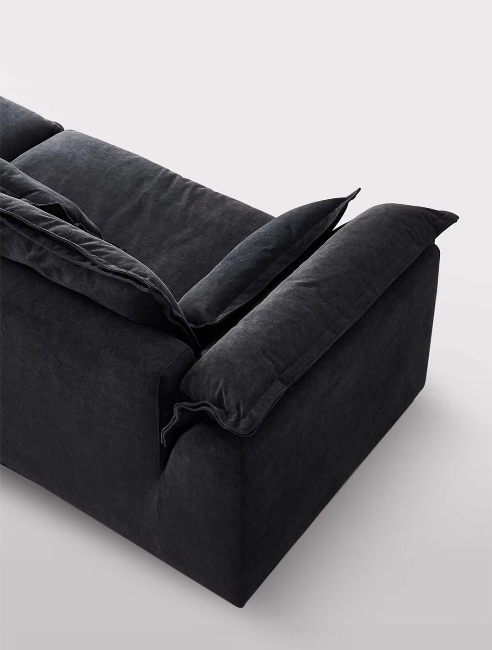 Top view of upholstered fabric sofa LSF6002 for hotel interior Top view of upholstered fabric sofa LSF6002 for hotel interior