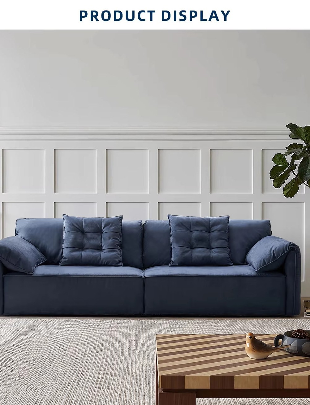 Custom fabric sofa LSF6003 for hotel lobby project Custom fabric sofa LSF6003 for hotel lobby project