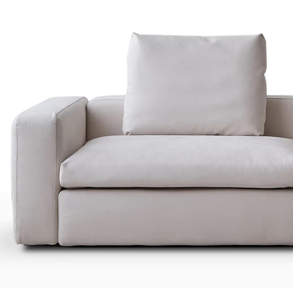Close-up view of custom hotel fabric sofa LSF6007 cushion Close-up view of custom hotel fabric sofa LSF6007 cushion