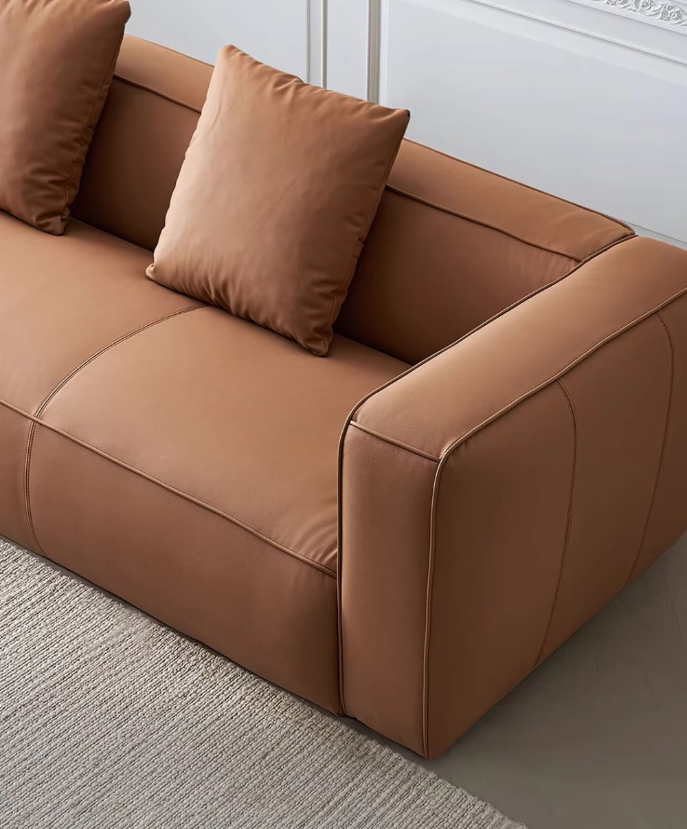 Right side view of custom fabric sofa LSF6008 for hospitality project Right side view of custom fabric sofa LSF6008 for hospitality project