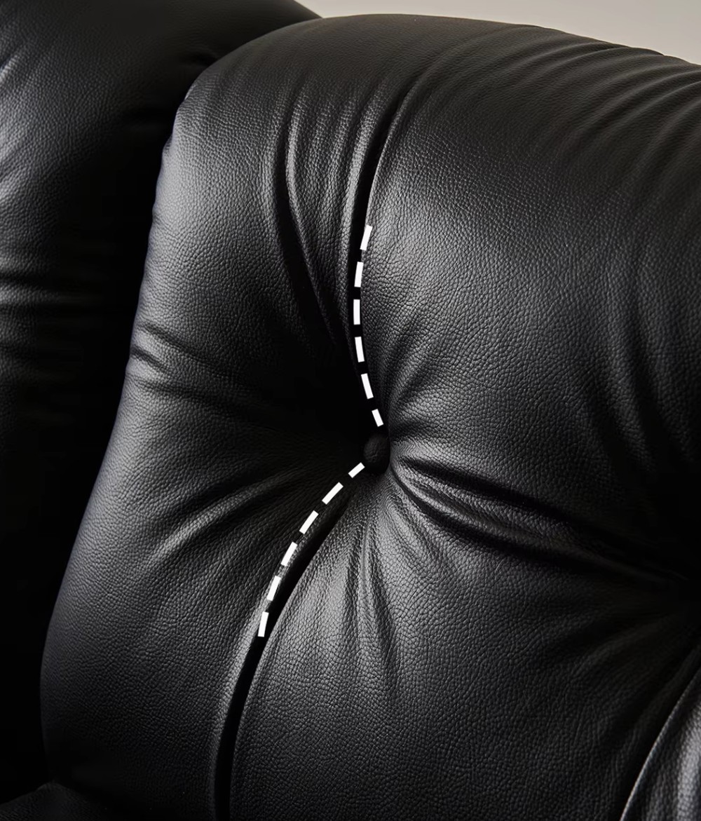 Precision stitching detail of upholstered sofa LSF6009 Precision stitching detail of upholstered sofa LSF6009