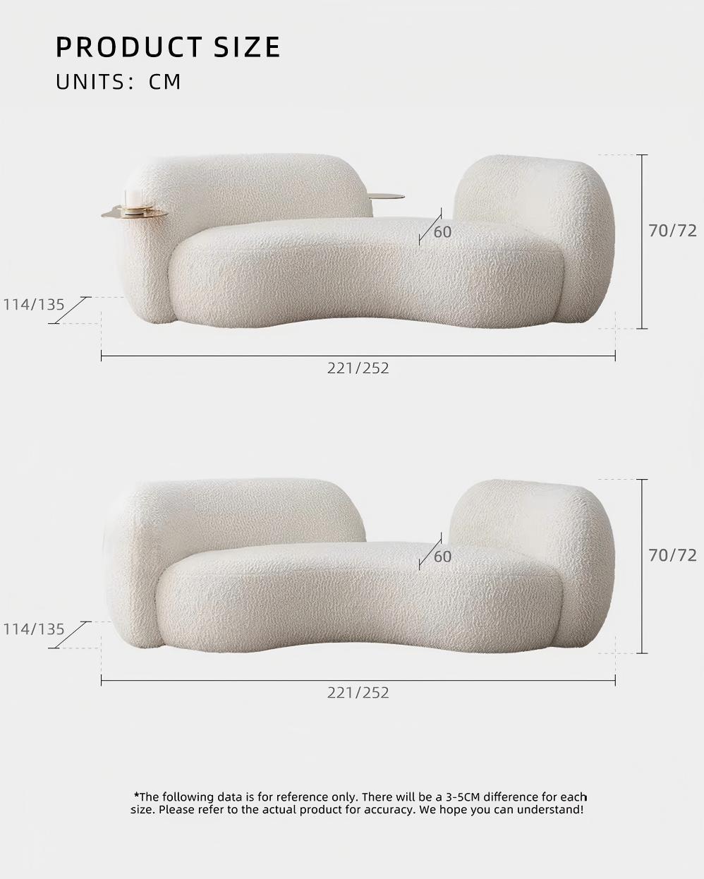 Size of custom fabric sofa LSF6018 solid wood frame Size of custom fabric sofa LSF6018 solid wood frame