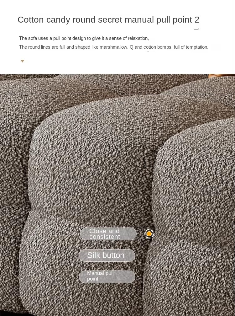 Side profile view of custom fabric sofa LSF6027 for hotel project Side profile view of custom fabric sofa LSF6027 for hotel project