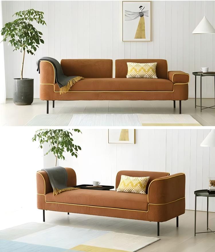 Custom fabric sofa LSF6032 for hotel lobby project Custom fabric sofa LSF6032 for hotel lobby project