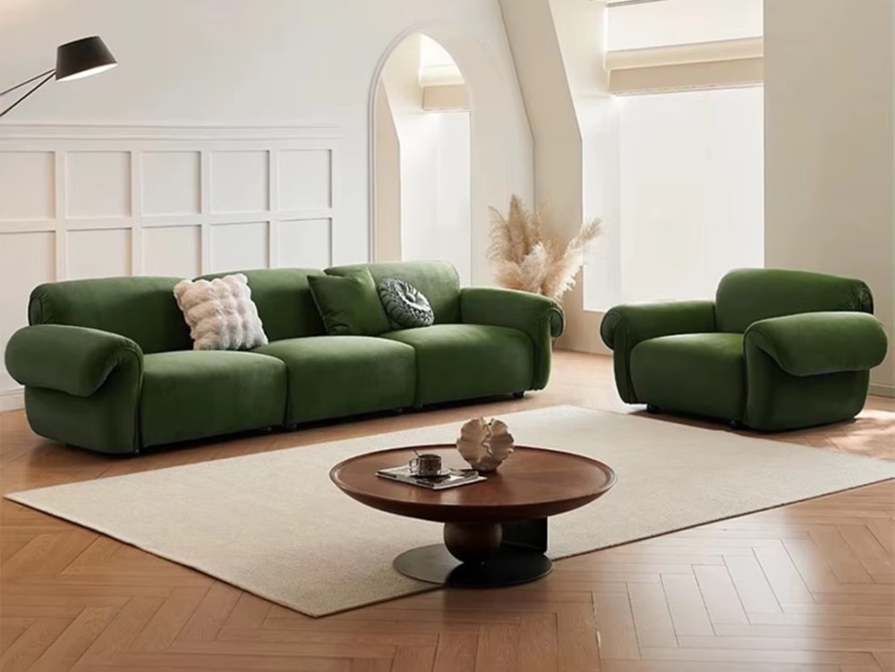 LSF6042 custom fabric sofa in commercial interior showroom LSF6042 custom fabric sofa in commercial interior showroom