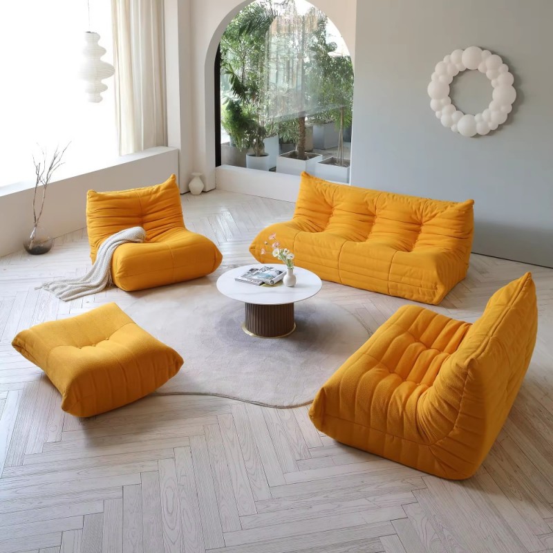 Custom fabric sofa LSF6046 for hotel lobby project Custom fabric sofa LSF6046 for hotel lobby project
