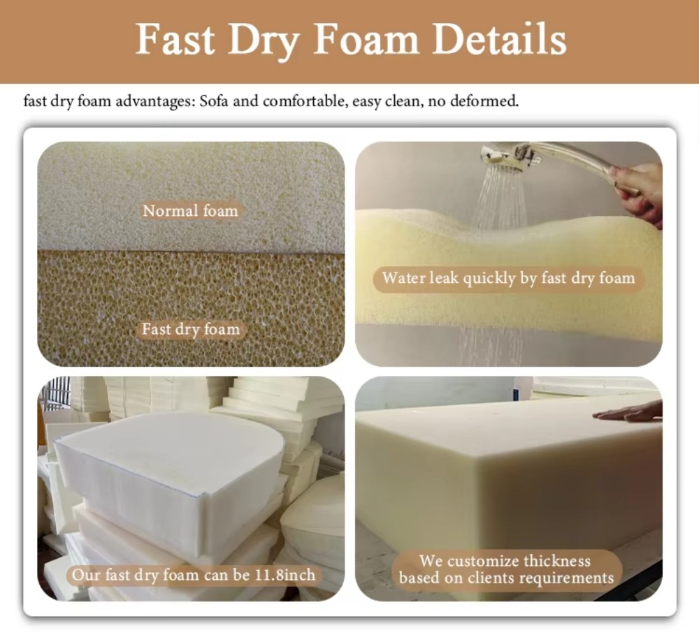 High density foam cushion for custom fabric sofa LSF6047 High density foam cushion for custom fabric sofa LSF6047