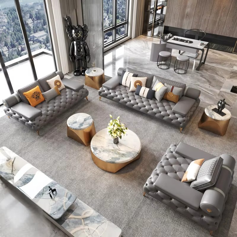 Top view of upholstered fabric sofa LSF6056 for hotel interior Top view of upholstered fabric sofa LSF6056 for hotel interior